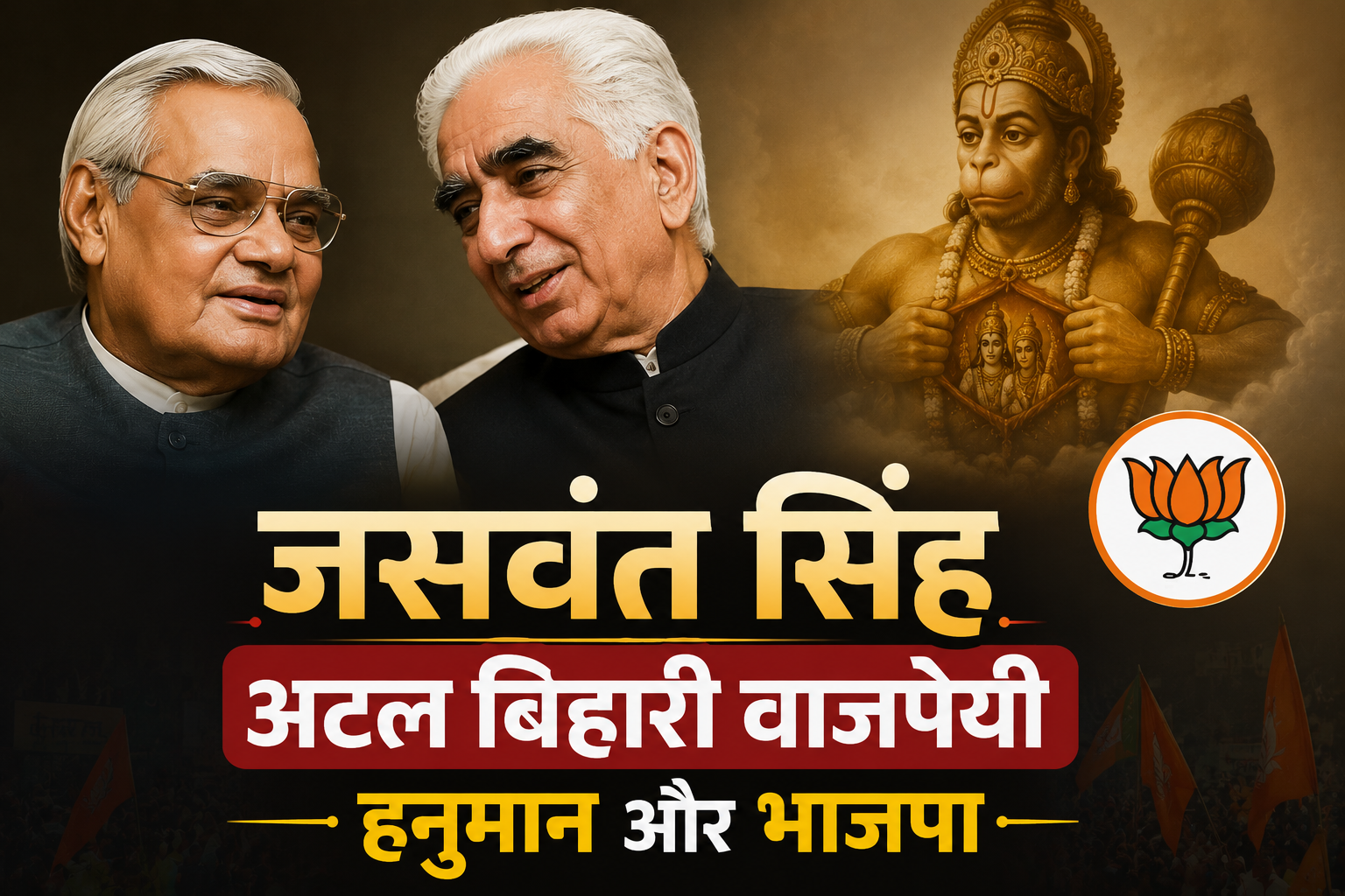 जसवंत सिंह अटल बिहारी वाजपेयी Vajpayee Hanuman BJP