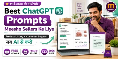 Meesho seller ChatGPT prompts product listing customer support India 2026